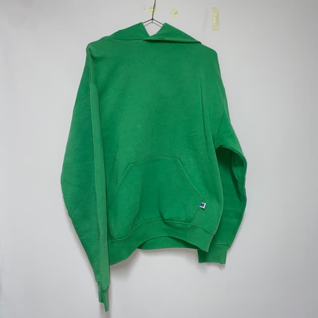 90년대 미제 러셀 에슬레틱 후디 그린 