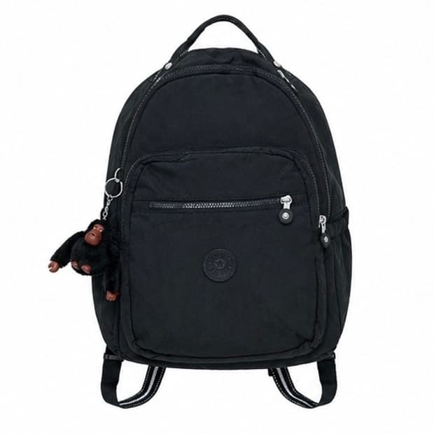 키플링 블랙 백팩