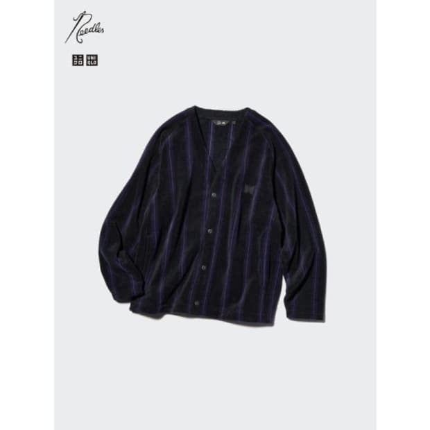 유니클로 니들스 가디건 블랙