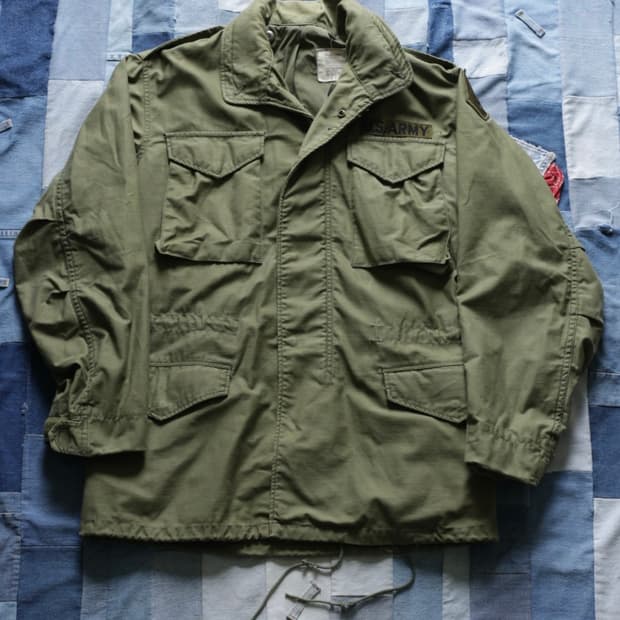 70s 오리지널 M65 필드자켓 (2rd Type) (Small-Long