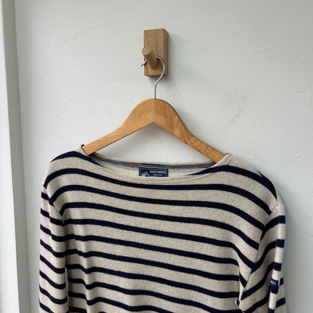 15902 - 세인트 제임스 스트라이프 울 티셔츠 (울 55)