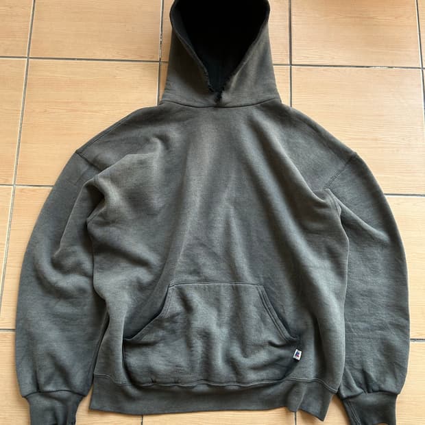 90‘s 러셀 크레이지페이드 후디 블랙 XL