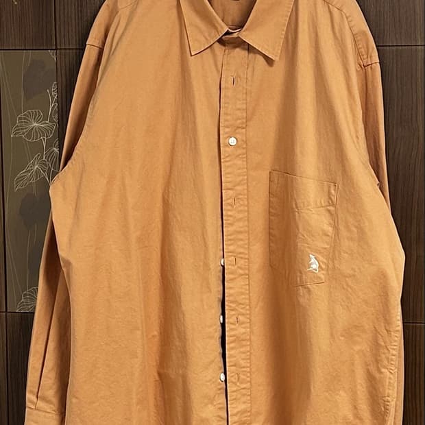 에스피오나지 셔츠 Cotton Over Shirt Brick