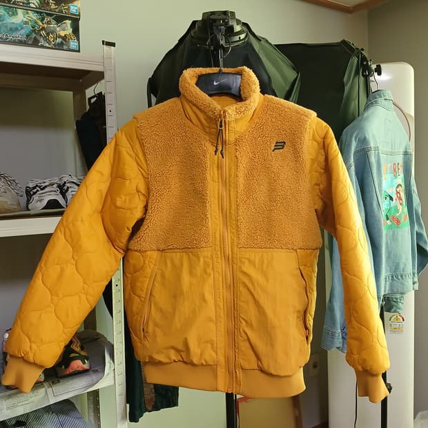 빈폴 양면 퀄팅 깔깔이 패딩 점퍼 자켓 남녀공용