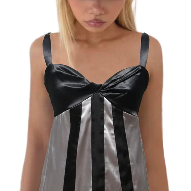 Satin Ribbon sleeveless