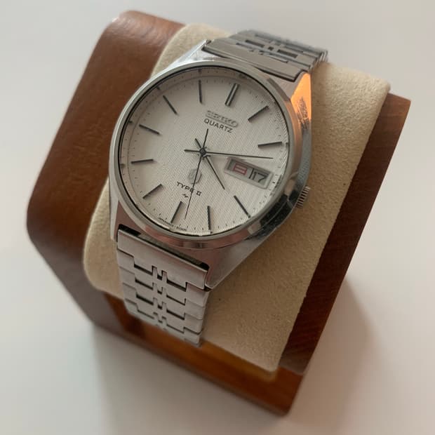 세이코 Seiko 쿼츠 타입 2 데이 데이트