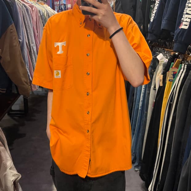 [IM] Carhartt 칼하트 반팔 셔츠 오렌지