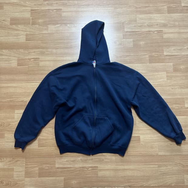빈티지 USA 러셀 후드집업 XL 네이비