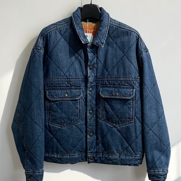 리바이스 퀼팅 데님 자켓