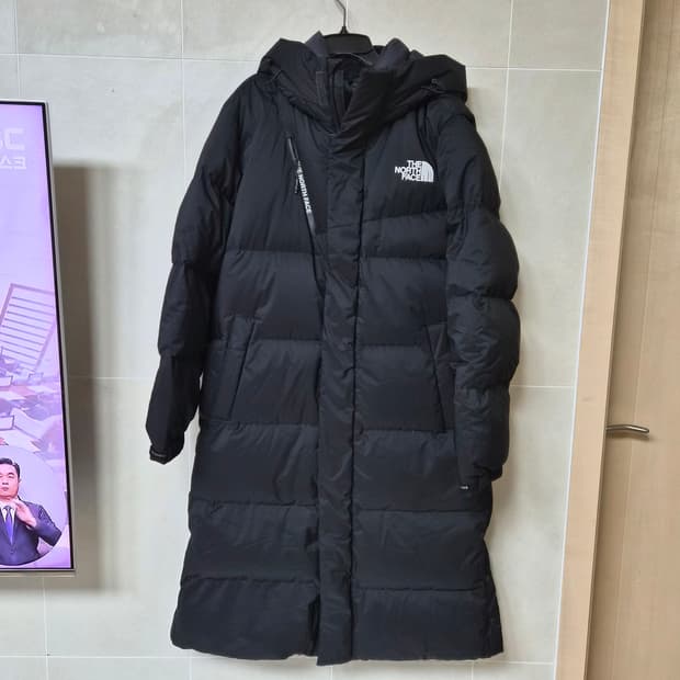 노스페이스 정품 여성 롱패딩 95
