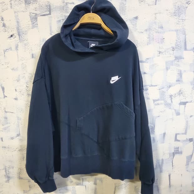 나이키 기모 퓨추라 가오리핏 후드티 