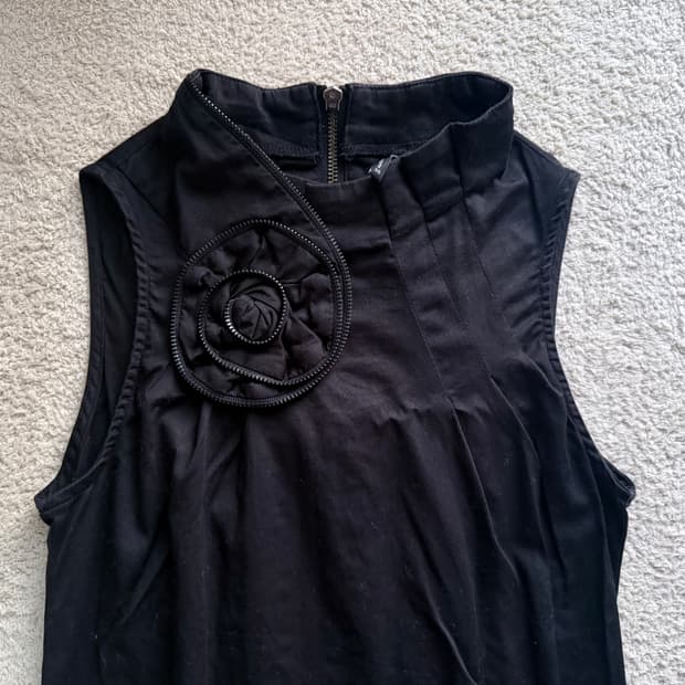 @serica.archive 유럽 빈티지 반하이넥 원피스 36 see