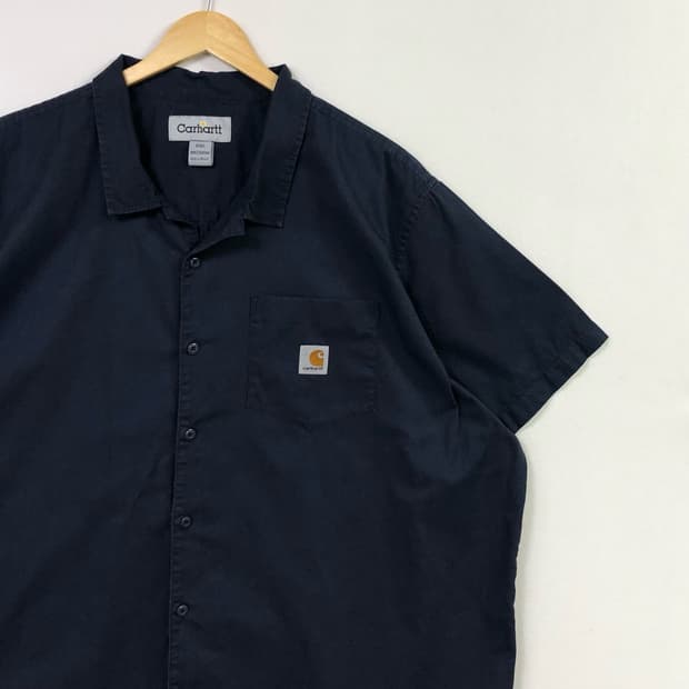 Xxl 칼하트 네이비 워크 셔츠