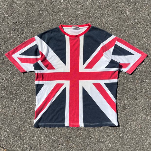 90’s S.O.L.L. 유니언 잭 AOP 티셔츠