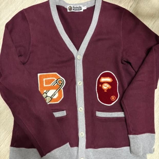 A BATHING APE 베이프 가디건 S