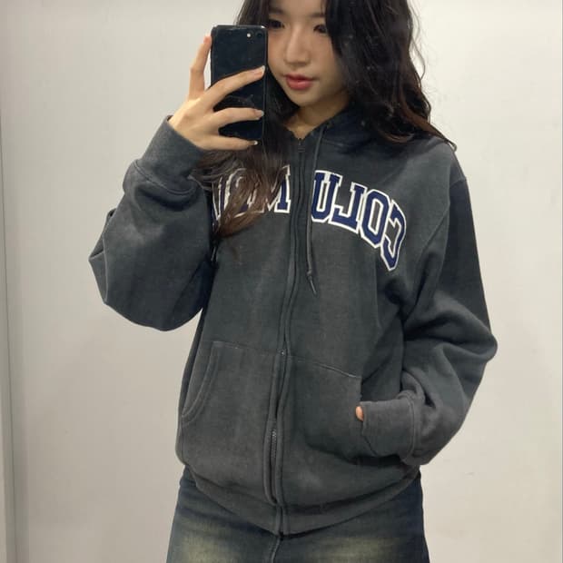 잔스포츠 컬럼비아 후드집업