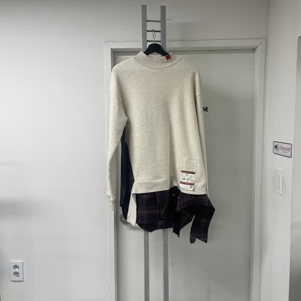 미하라야스히로 셔츠 레이어드 맨투맨 F