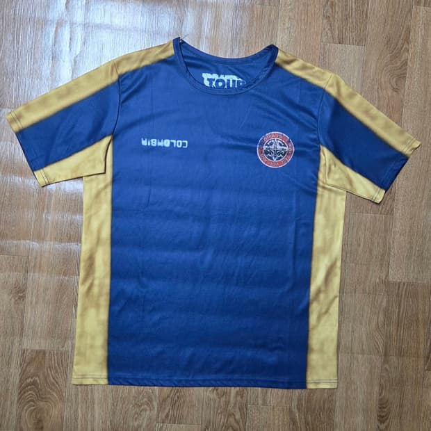 [L] 트래비스 스캇 캑터스잭 콜롬비아 사커 저지 반팔 티셔츠