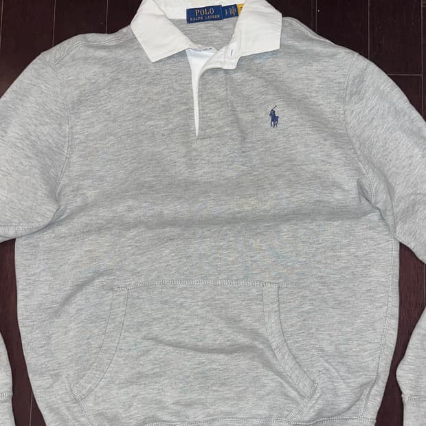 폴로 카라 기모 맨투맨