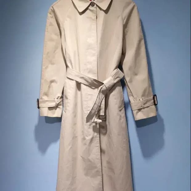 타미힐피거 헤리티지 싱글 트렌치코트 ~55