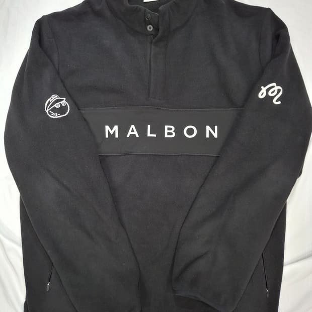 말본 후리스 맨투맨 블랙 110