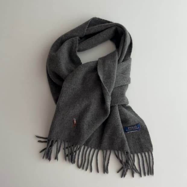 폴로 랄프로렌 그레이 머플러