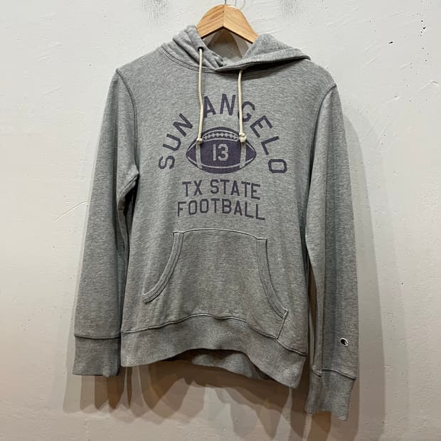 챔피온 재팬 풋볼 후드티 그레이
