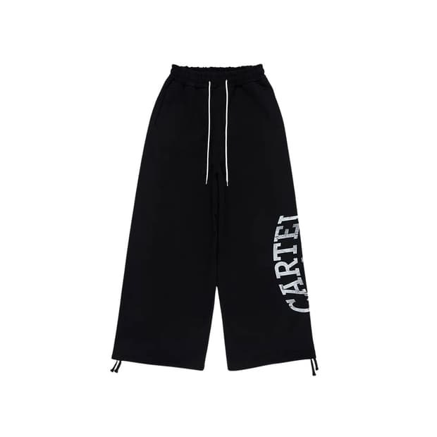 구메) 선데이오프클럽 카르텔 와이드 조거 팬츠 cartel