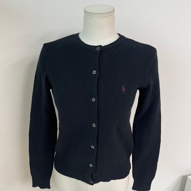 폴로 스포츠 울 가디건 90