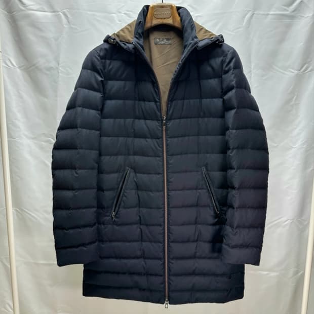 로로피아나 구스다운 울 롱패딩 M사이즈(100~105) 민트급 판매