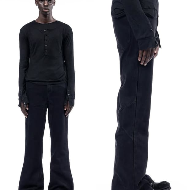 노페이스 스튜디오 더블레이어 롱슬리브 블랙