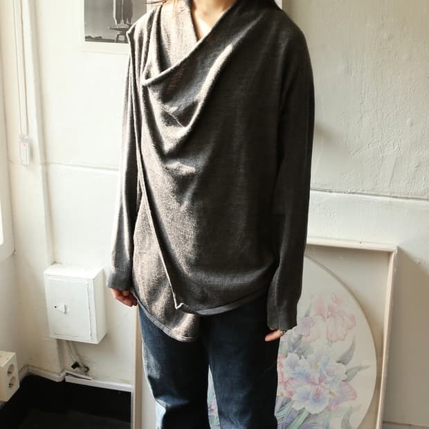 올세인츠 사선 집업 자켓 