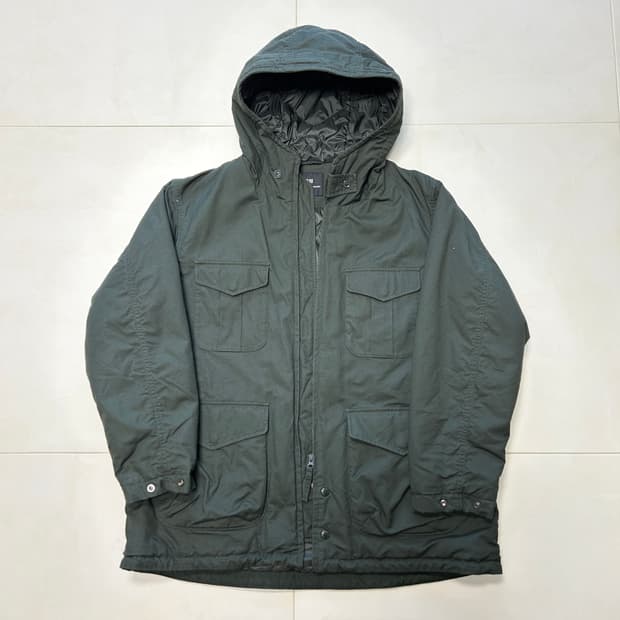 [L/라지] 유니클로 X 엔지니어드가먼츠 유틸리티 자켓 올리브 