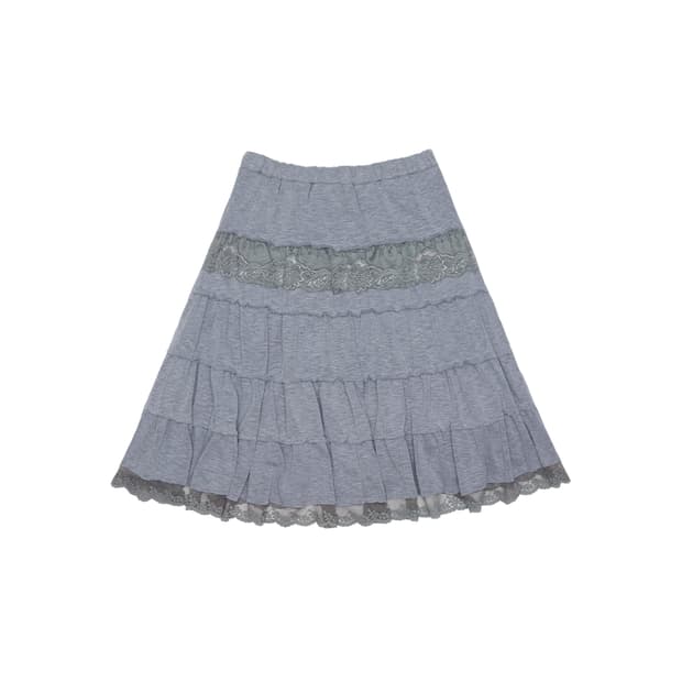 콜로신스 Tale Midi Skirt  Melange 미디 스커트