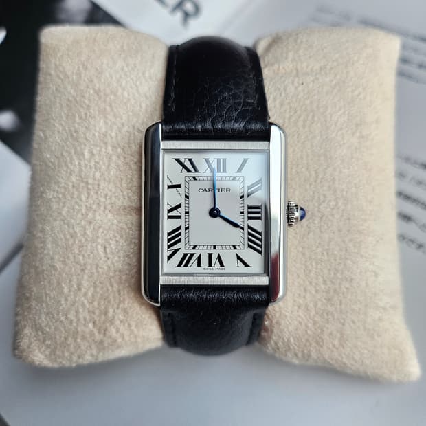 까르띠에 탱크솔로 스몰 스틸