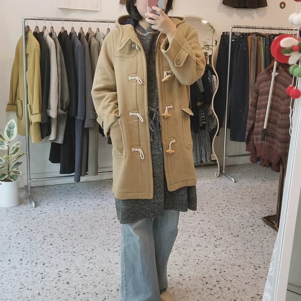 Westwin 떡볶이단추 더플코트