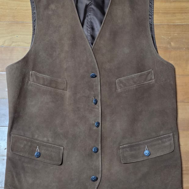 RRL 스웨이드 베스트 / M 사이즈