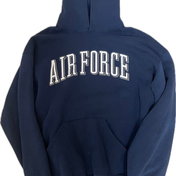 SOFFE AIR FORCE 네이비 후드티 L