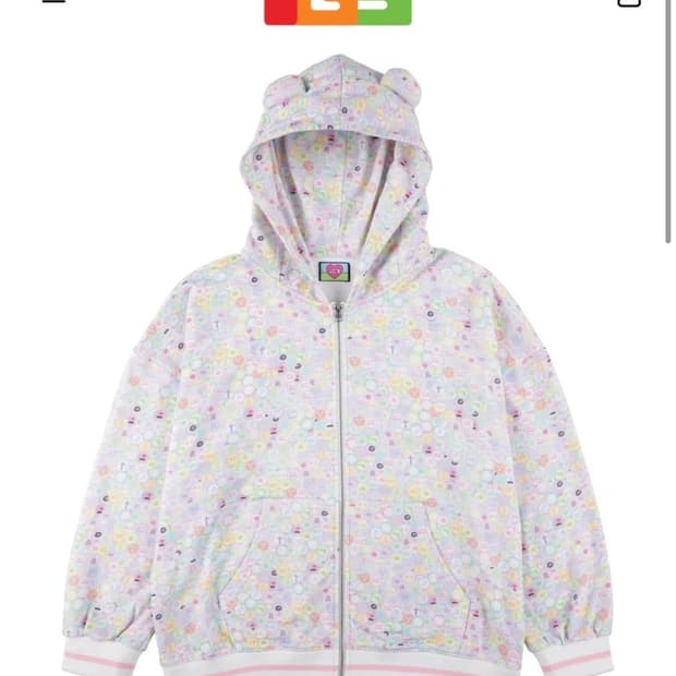 (구매) IGUSA CANDY SHOP BEAR ZIP HOODIE