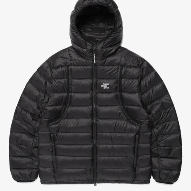 카비시 경량패딩 웨이트다운자켓  M 블랙