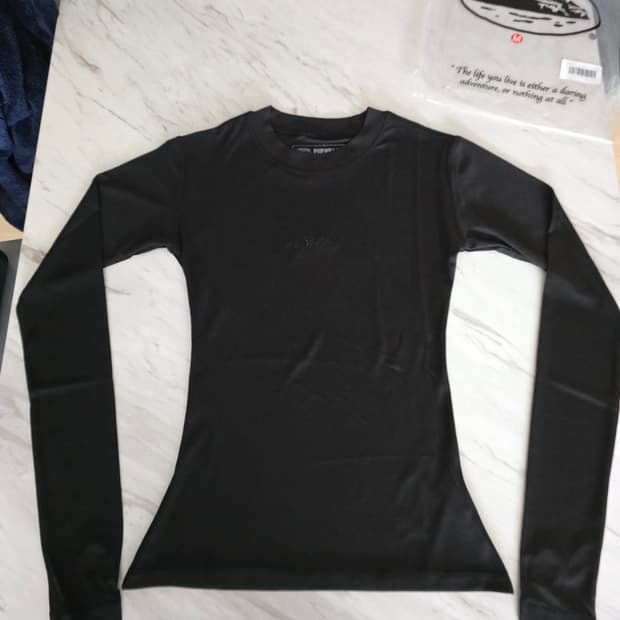 Corteiz 코르테이즈 우먼스 롱슬리브 메쉬 트리플블랙 M