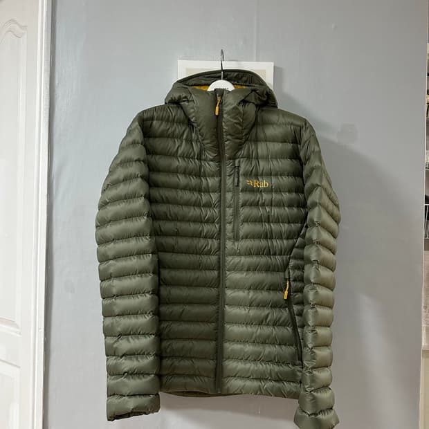 rab 마이크로라이트 알파인 자켓 라이트카키 L
