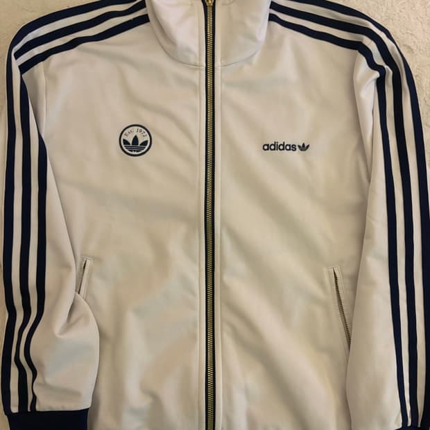 아디다스 파이어버드 배지 트랙탑 클라우드 화이트