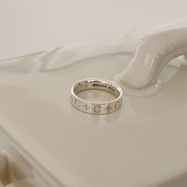 셀린느 마카담 실버 반지