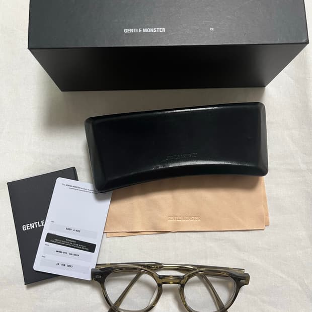 젠틀몬스터 EDDY A-KC1 Full box