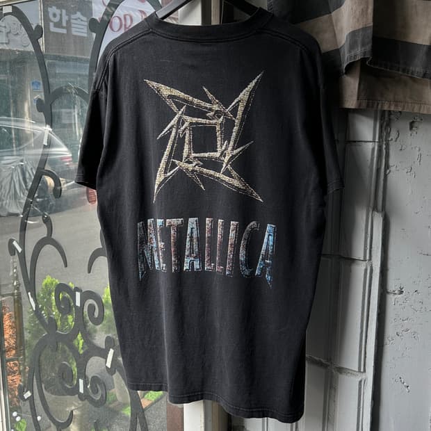 90’s OG 메탈리카 티셔츠 빈티지 밴드티 밴드티셔츠