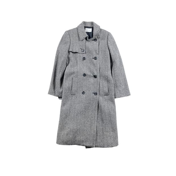 Vintage 패턴 롱코트 