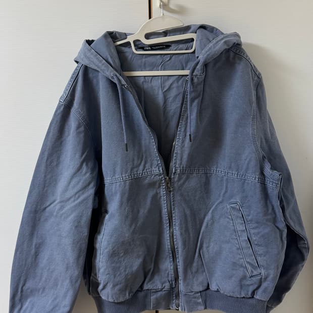 자라맨즈 워싱 후드자켓 