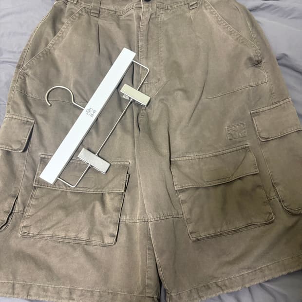 폴리테루 버뮤다 카고 팬츠 카키 3