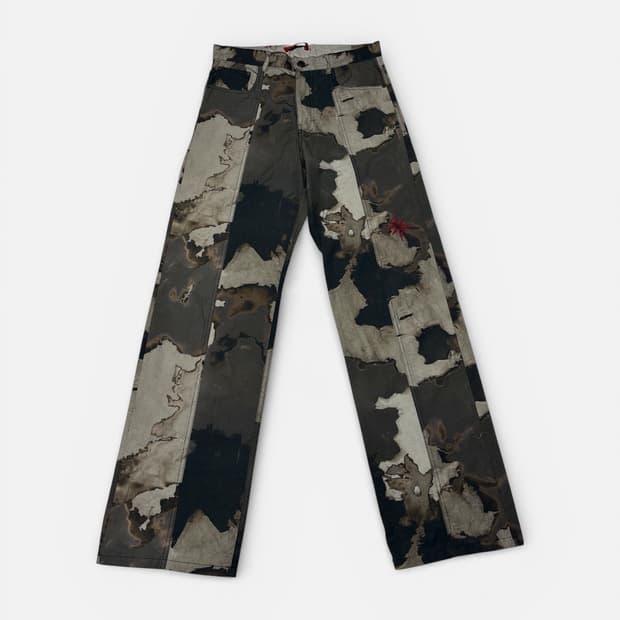Kusikohc Burn Printed Pants
